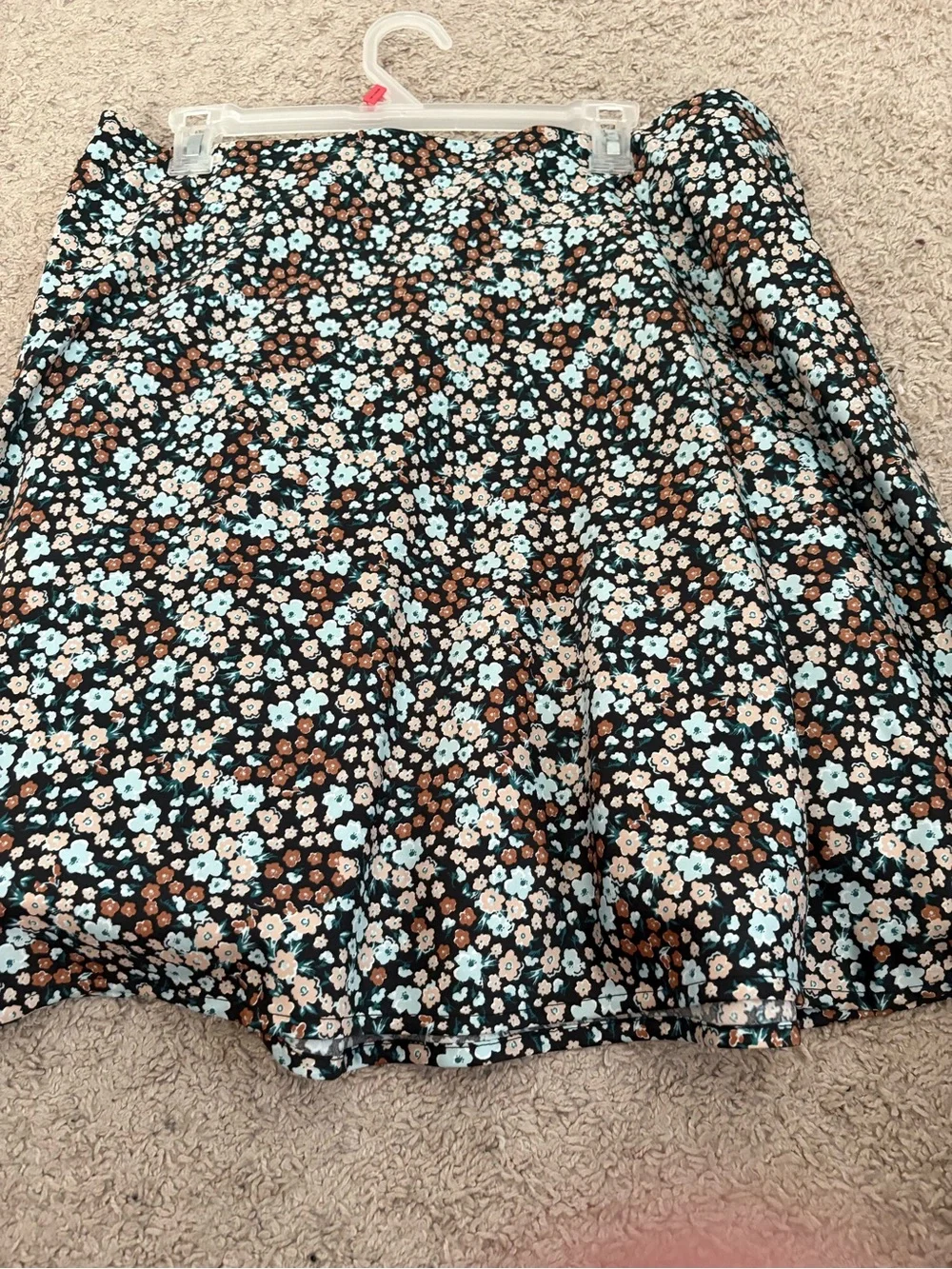 Women’s a-line multicolor floral skirt